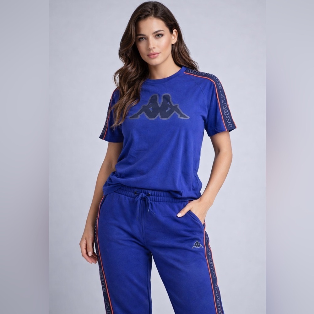 Kappa USA Track Suit Purple And Orange Size Small